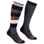 Мъжки 3/4 чорапи Ortovox Free Ride Long Socks черен BlackRaven