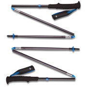 Туристически щеки Black Diamond Distance Z Poles черен/син Pewter