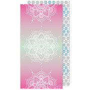 Бързосъхнеща кърпа Towee Mandala 80 x 160 cm розов MandalaPink