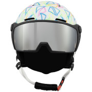 Детска ски каска Blizzard Flash Visor junior ski helmet бял white/multicolor