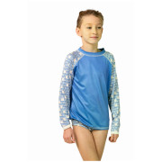 Детска тениска DucKsday Manta LS синьо/бял Blue/Off White