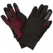 Детски ръкавици Regatta Grippy Gloves II черно/розово