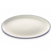 Чиния Omada SANALIVING Dinner Plate 24xh2cm бял/лилав