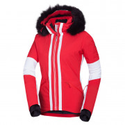 Дамско яке за ски Northfinder Zella червен/бял