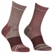 Дамски чорапи Ortovox Alpine Mid Socks W розов/лилав