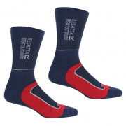 Мъжки чорапи Regatta Samaris2SeasonSck син/червен Navy/Darked