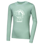 Детска функционална тениска Sensor Merino DF Planet Basil Green светло зелен Basil Green