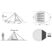 Туристическа палатка Robens Venturer 4 LW