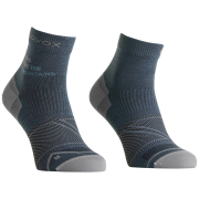 Дамски мериносови чорапи Ortovox Alpine Light Quarter Socks W син/сив Dark Arctic Grey