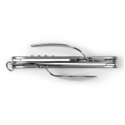 Многофункционален нож Regatta Folding Cutlery Set сребърен