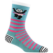 Дамски чорапи Darn Tough Animal Haus Crew син/розов lagoon