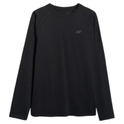 Мъжка тениска 4F Longsleeve M474 черен DEEP BLACK