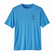Мъжка тениска Patagonia M's Cap Cool Daily Graphic Shirt - Lands син