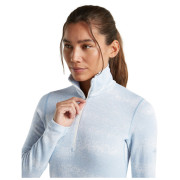 Дамска функционална блуза Icebreaker Women M 260 Tech Vertex LS HZ Chillwave