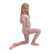 Детско функционално бельо Sensor Merino Air Set Dusty Pink