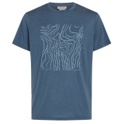 Функционална мъжка тениска Icebreaker M 150 Tech Lite SS Tee Great Heights син/сив Dawn
