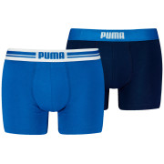 Мъжки боксерки Puma Everyday Placed Logo Boxer 2P син/светлосин Blue Combo