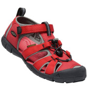 Детски сандали Keen Seacamp II CNX K червен/сив racing red/gargoyle