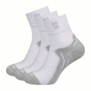 Чорапи MOOA Bamboo Active Mid 3-pack бял/сив White/Grey