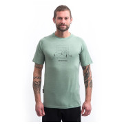 Функционална мъжка тениска Sensor Merino Air Say Yes с къс ръкав