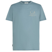 Мъжка тениска Icebreaker Men Merino 150 Tech Lite SS Tee Peaceful Pass светло син Flint Blue