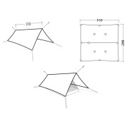 Сенник Robens Vestis 3.10 x 2.92 Duo tarp UL
