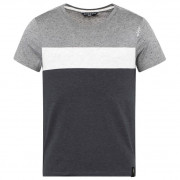 Функционална мъжка тениска  Chillaz Color Block сив/бял