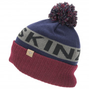 Зимна шапка SealSkinz Water Repellent Cold Weather Bobble Hat син/червен NavyBlue/Gray/Red