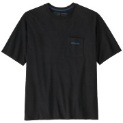 Мъжка тениска Patagonia Men's Boardshort Logo Pocket Responsibili-Tee черен Ink Black