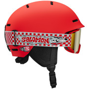 Детска ски каска Salomon Player Combo червен Cherry Tomato