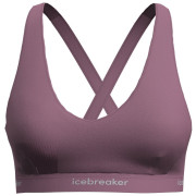 Спортен сутиен Icebreaker W Mer 125 Cool-Lite Sprite Racerback Bra розов Deco