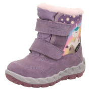 Детски зимни ботуши Superfit Icebird Lila/Rosa лилав Lila/Rosa