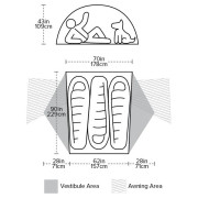 Свръх лека палатка Big Agnes Copper Spur UL3