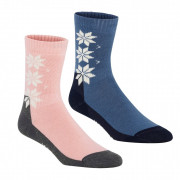 Чорапи Kari Traa Kt Wool Sock 2PK розов/син Fai