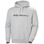 Мъжки суитшърт Helly Hansen Core Graphic Hoodie светло сив 947 GREY MELANG