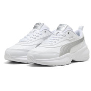 Дамски обувки Puma Cilia 2 Mode Metallic Glam бял / сребрист PUMA White-PUMA Silver-Feather Gray