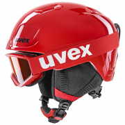 Детска ски каска Uvex Heyya Set червен/черен Redblack