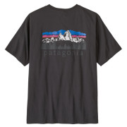 Мъжка тениска Patagonia M's Fitz Roy Foothills T-Shirt черен Ink Black