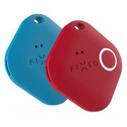 Ключодържател Fixed Smart Tracker Smile Pro - Duo Pack син/червен
