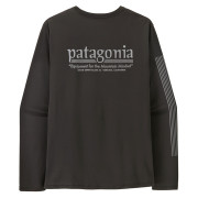Мъжка тениска Patagonia M's L/S Cap Cool Daily Shirt - Hut Tripper черен Black