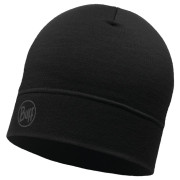 Зимна шапка Buff Merino Lightweight Beanie черен SolidBlack