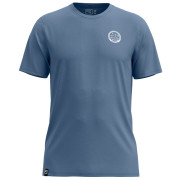 Мъжка тениска Ortovox 185 Merino Mtn Badge T-Shirt син Light Nunatak