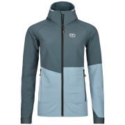 Дамско яке Ortovox Punta Berrino Hooded Jacket Women's сив/черен Dark Arctic Grey