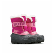 Детски зимни ботуши Sorel Childrens Snow Commander™ Boot розов/черен Tropic Pink, Deep Blush