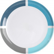 Чиния Brunner Aquarius Dinner plate бял/син
