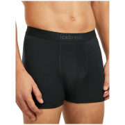 Мъжки функционални боксерки Icebreaker Men Merino Blend 125 ZoneKnit™ Boxers черен Black