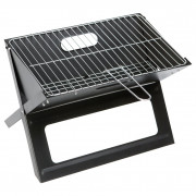 Скара на дървени въглища Bo-Camp Barbecue Notebook/Fire basket черен