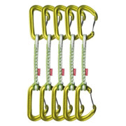 Комплект примка с карабинери Ocún HAWK QD WIRE DYN 8 mm 15 cm 5-pack светло зелен green
