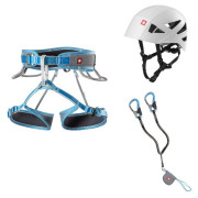 Комплект за виа ферата Ocún Via Ferrata Twist Tech Eco Captur Lite Swivel Shard Set сив/син Grey / Blue