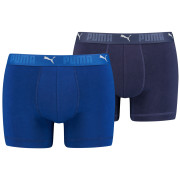 Мъжки боксерки Puma Sport Cotton Boxers 2P син Blue Combo